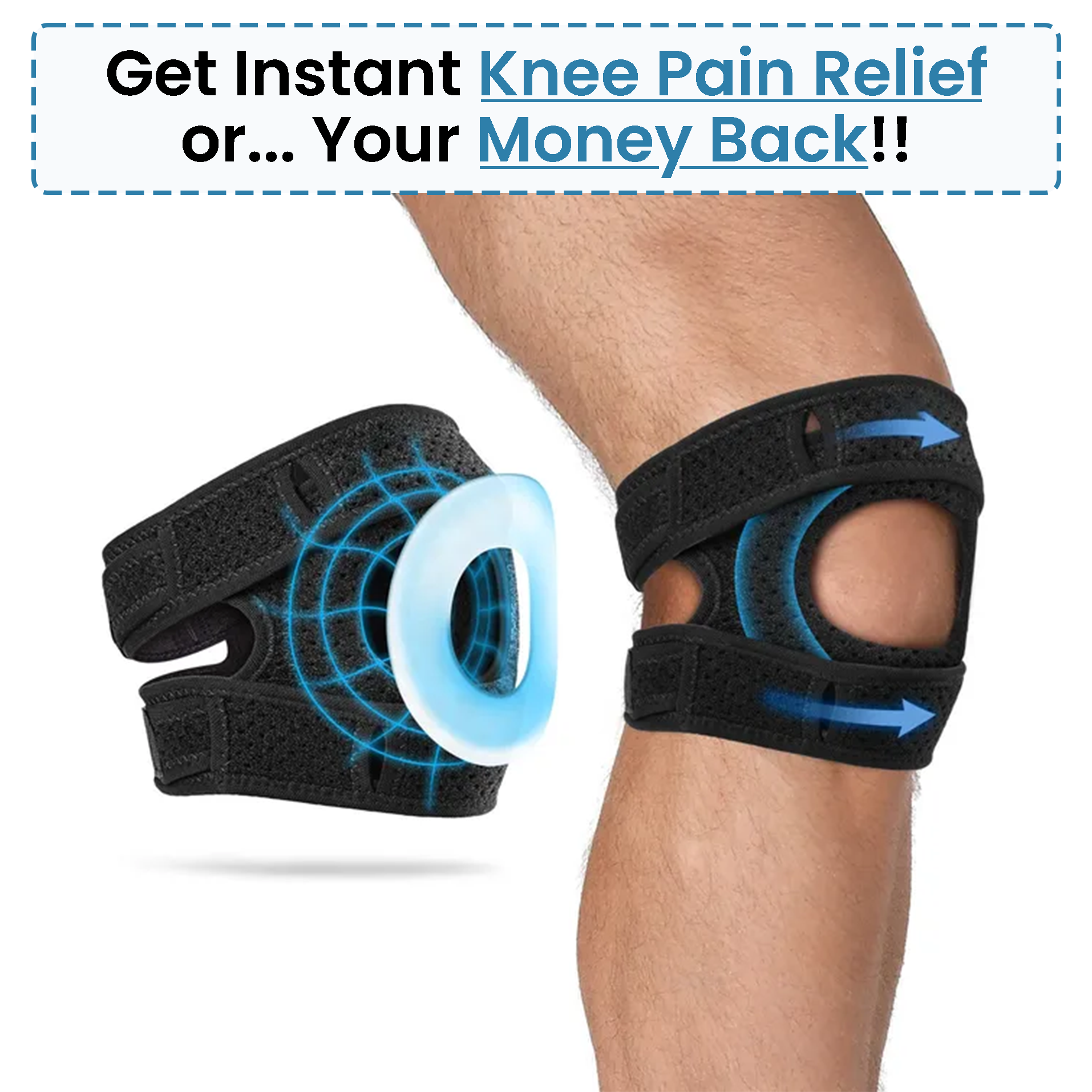 KneeEase™ - Instant Knee Pain Relief Brace